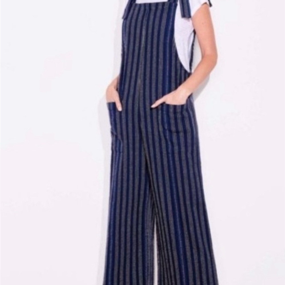 Striped Sundry Blue Jumpsuit